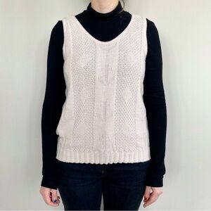 Vintage nautical anchor embossed knit tank top. 🤍